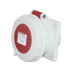 Gniazdo tablicowe proste 16A 5p 6h 400V IP67 zaciski śrubowe MEN228A