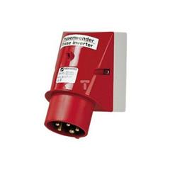 Wtyczka odbiornikowa naścienna 32A 5p 6h 400V IP44 zaciski śrubowe ze zwrotnicą faz MEN2478