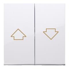 Simon 54 Klawisz do przycisku żaluzjowego SZP1WM biały DKZP1W/11 WMDL-K6x2x1-011