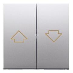 Simon 54 Klawisz do przycisku żaluzjowego SZP1WM srebrny mat DKZP1W/43 WMDL-K6x2x1-043