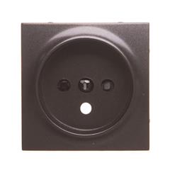 Simon 54 Pokrywa gniazda pojedynczego z przesłonami antracyt DGZ1ZP/48 WMDW-P0111x-048