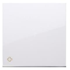 Simon 54 Klawisz pojedynczy do SW1M, SW6M, SW7M i SP1M antybakteryjny biały DKW1/AB11 WMDL-K0x1xx-011AB