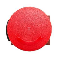 Przycisk grzybkowy czerwony z ramką, metal odblokowanie przez obrót P9MER4RN 184071