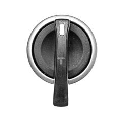 Łącznik pokrętny z ramką, metal czarny 3 położenia /chwilowe-stabilne-chwilowe/ P9MSVZ3N 184391