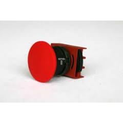 Przycisk grzybkowy czerwony z ramką odblokowanie przez obrót P9XER4RN 185071