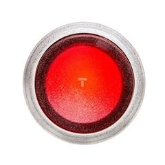 Przycisk płaski podświetlany z ramką czerwony P9XPLRGD 185491