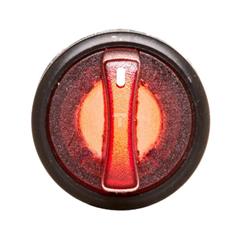 Łącznik pokrętny podświetlany z ramką czerwony 2 położenia stabilne P9XSLD0R 185591