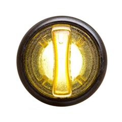 Łącznik pokrętny podświetlany z ramką żółty 2 położenia stabilne P9XSLD0G 185593