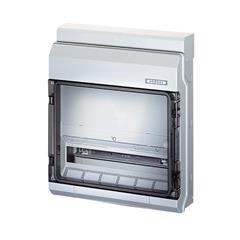 Rozdzielnica natynkowa KV IP65 1x18 modułów bez zacisków z szyną nośną 35 mm KV 9230 6100431