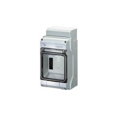 Rozdzielnica natynkowa KV do instalacji zewnętrznych IP65 1x4,5 modułów z zaciskami PE/N Fixconnect KV PC 9104 61001101