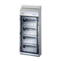 Rozdzielnica natynkowa KV do instalacji zewnętrznych IP65 4x12 modułów z zaciskami PE/N Fixconnect KV PC 9448 61001107