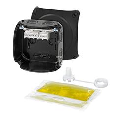 Puszka do wypełniania masą uszczelniającą do 4 mm2 130x130x77mm czarna WP 0604 B 62000103