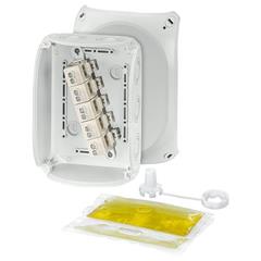 Puszka do wypełniania masą uszczelniającą do 10mm2 180x130x77mm szara WP 1010 G 62000110