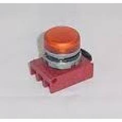 Lampka okrągła, z ramką metal pomarańczowa P9MLAD 184795