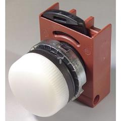 Lampka okrągła z ramką (do oznaczenia) biała P9XLBD 185797