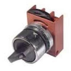 Łącznik pokrętny, metal okrągły, z ramką 3 położenia środkowy/lewy stabilne, prawe chwilowe, czarny P9MSMZ5N 184280