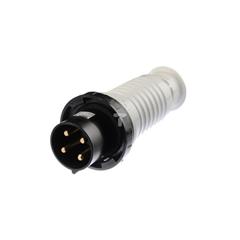 Wtyczka przenośna 125A 4P 500V czarna IP67 GW60062