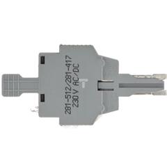 Wtyk bezpiecznikowy szary 6,3A G 5x20mm 281-512/281-417