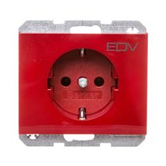 K.1/K.5 Gniazdo SCHUKO z nadrukiem 'EDV' czerwone 47157115