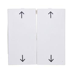 Klawisz symbol strzałka świecznikowy śnieżnobiały tworzywo 16441909