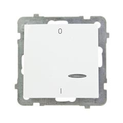 AS Łącznik podwójny z podświetleniem biały ŁP-11GS/m/00