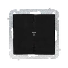 Sentia Łącznik świecznikowy 10A czarny połysk 1411-58