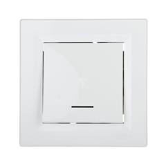 ASFORA Przycisk z podświetleniem zaciski śrubowe biały  EPH1600321