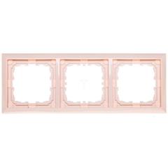 KOS66 Ramka potrójna kremowa 660383