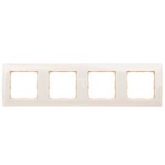 VENA Ramka poczwórna kremowa 510384