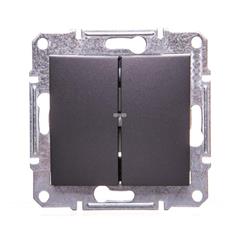 SEDNA Łącznik świecznikowy 10AX grafitowy IP44 SDN0300470