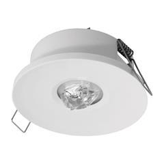 Oprawa awaryjna AXP IP65/20 ECO LED 3W 325lm (opt. koryt.) 1h jednozadaniowa biała AXPC/3W/E/1/SE/X/WH