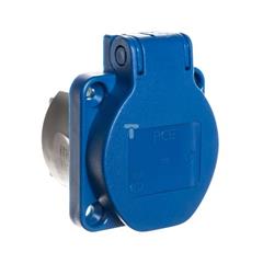 Gniazdo wtyczkowe 3P 16A 230V IP54 50x50mm ochrona przed dziećmi 108-0bc 