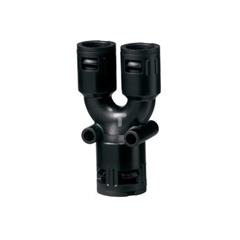 Rozdzielacz Y do węży osłonowych SILVYN KLICK-Y 3x9 szary 61801100