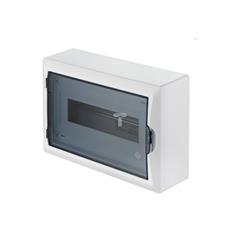 Rozdzielnica modułowa 1x12 n/t ECONOMIC BOX RN 1/12 drzwi transparentne (N+PE) IP40 2503-01