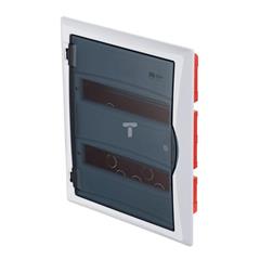 Rozdzielnica modułowa 2x12 p/t ECONOMIC BOX RP 2/24 drzwi transparentne (N+PE) IP40 2515-01