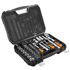 Klucze nasadowe 1/2 cala  1/4 cala   zestaw 73 pozycji  CrV  08-673