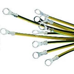 Linka uziemiająca 6mm2 160mm oczko 8,3mm NSYEL166D8