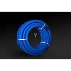 Rura karbowana dwuwarstwowa w kręgach niebieska RODK 40/32 10599 /50m/