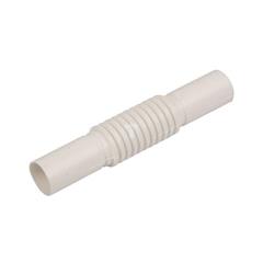 Złączka do rur elektroinstalacyjnych 28mm biała PVC ZCL 28 10121 /100szt./