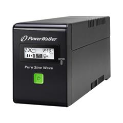 UPS 1-fazowy line-interactive 800VA/480W 2x230V SCHUKO, RJ11/45 we/wy, USB, LCD VI800SW-SCHUKO