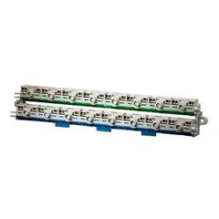 Zacisk bezśrubowy PE i N - Fixconnect 2x(8x25mm2+32x4mm2) do rozdzielnic KV - 18 modułów KV FC 36 61000732