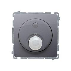 Simon Basic Łącznik z czujnikiem ruchu 20-500W srebrny mat BMCR10T.01/43 WMUR-001R0x-4011