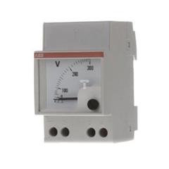 Woltomierz 1-fazowy analogowy modułowy 0-300V VLM 1/300 2CSM110190R1001