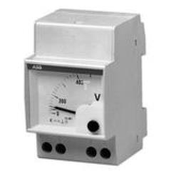 Woltomierz 1-fazowy analogowy modułowy 0-500V VLT 1/500 2CSM110220R1001