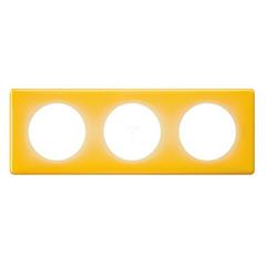 CELIANE Ramka potrójna uniwersalna żółta 066673
