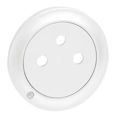 CELIANE Plakietka gniazda płaskiego wskaźnik 2P+Z biała 068115