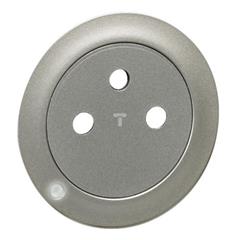 CELIANE Plakietka gniazda płaskiego wskaźnik 2P+Z tytan 068415