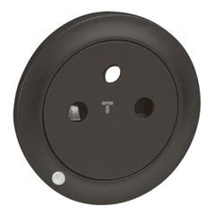 CELIANE Plakietka gniazda płaskiego wskaźnik 2P+Z grafit 067915