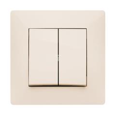 VOLANTE Łącznik podwójny schodowy kremowy 2618-01