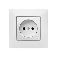 VOLANTE Gniazdo pojedyncze b/u 16A 230V białe 2640-00